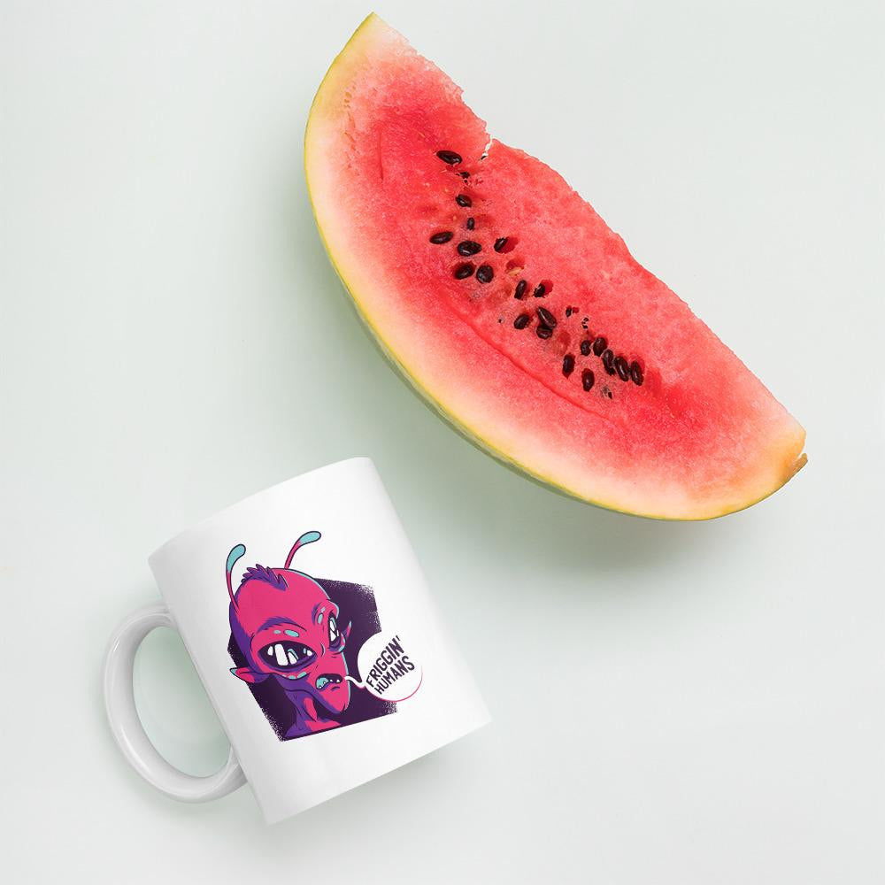 Friggin humans Coffee Mug — detail view 5