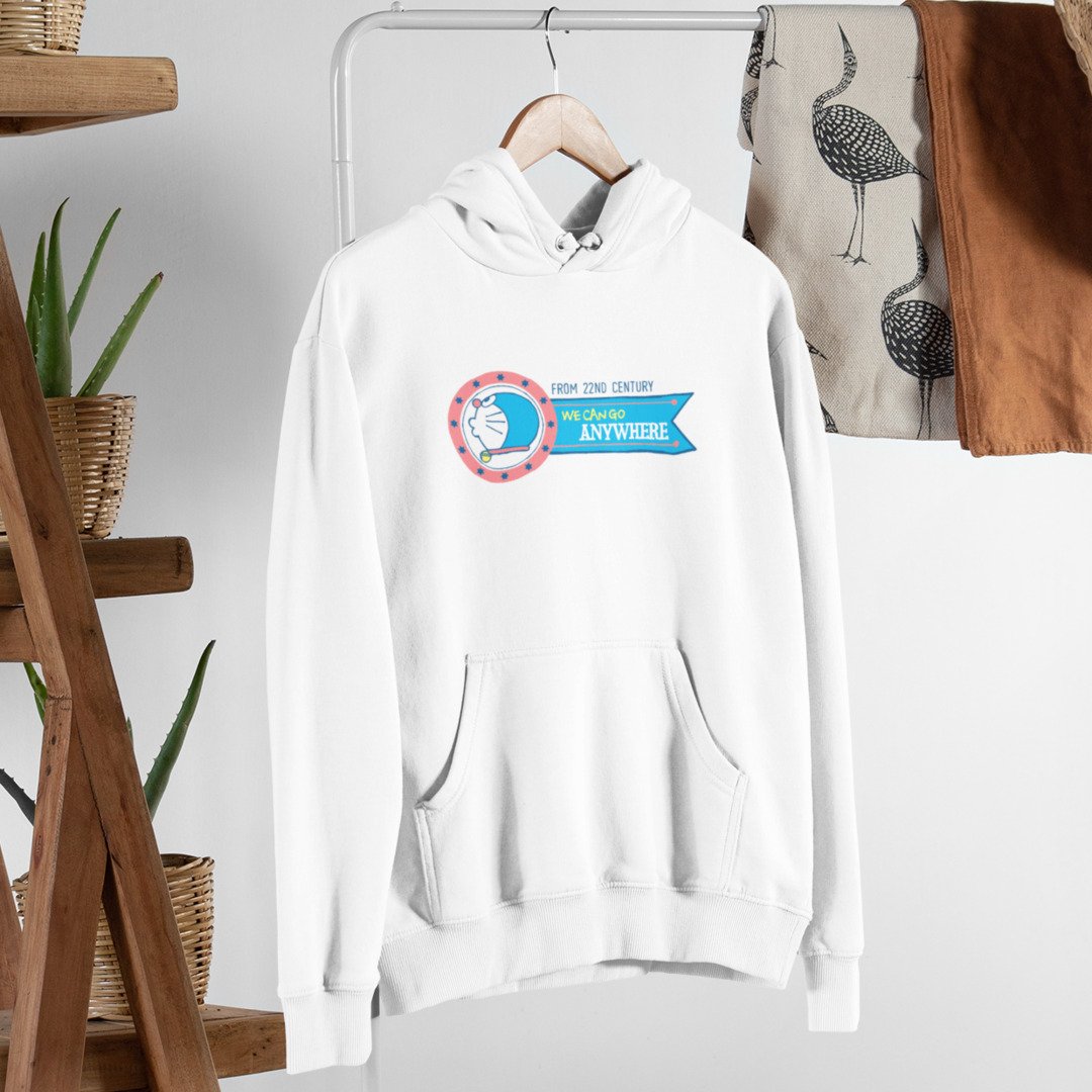 From 22nd Century Unisex Hooded Sweatshirt — White