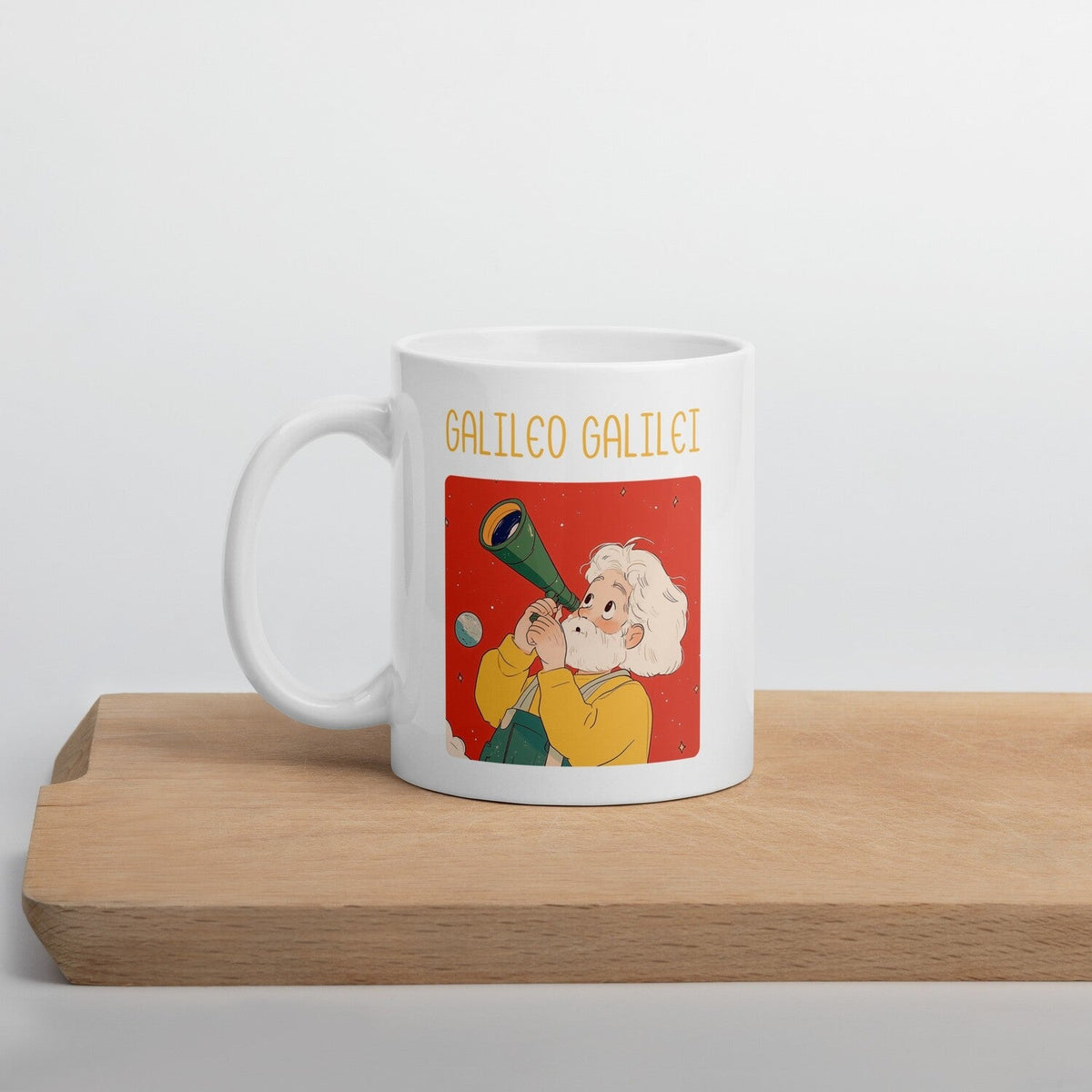 Galileo Galilei Coffee Mug — back view
