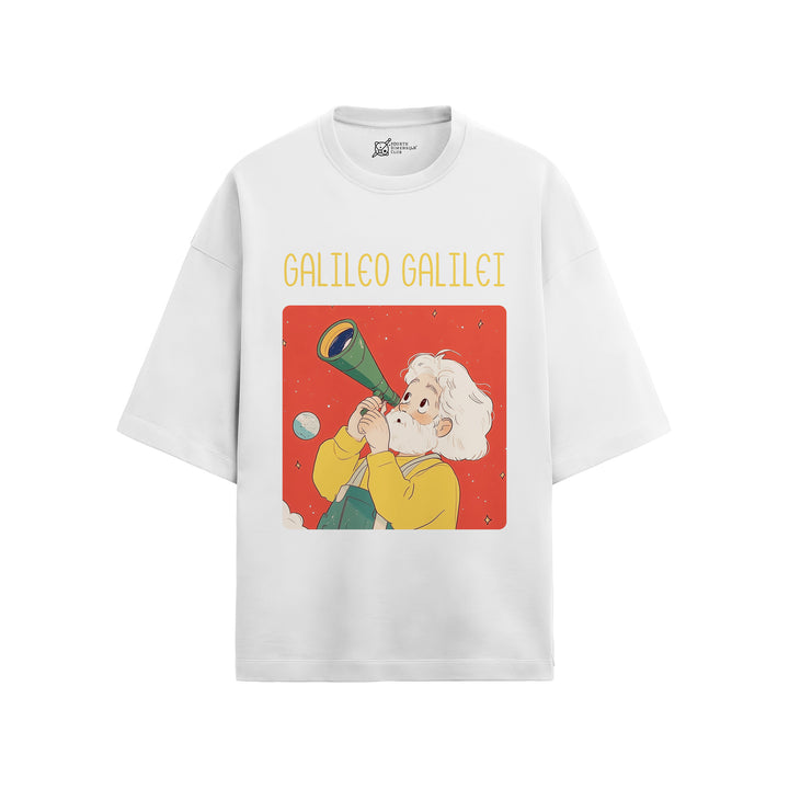 Galileo Galilei Oversized French Terry T-Shirt #GeniusDoodles