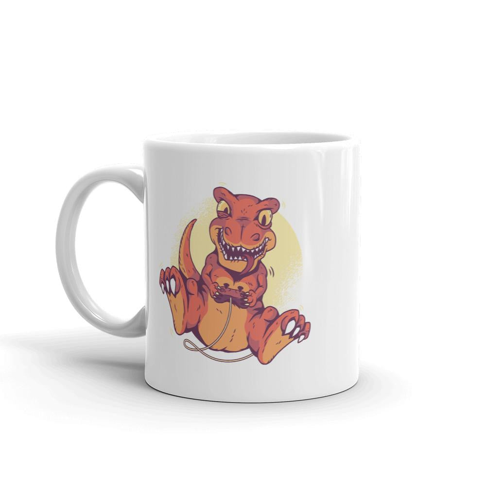 Gaming Dino Coffee Mug — detail view 3