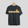 Garfield Strip Unisex Half Sleeve T-Shirt — Steel Grey