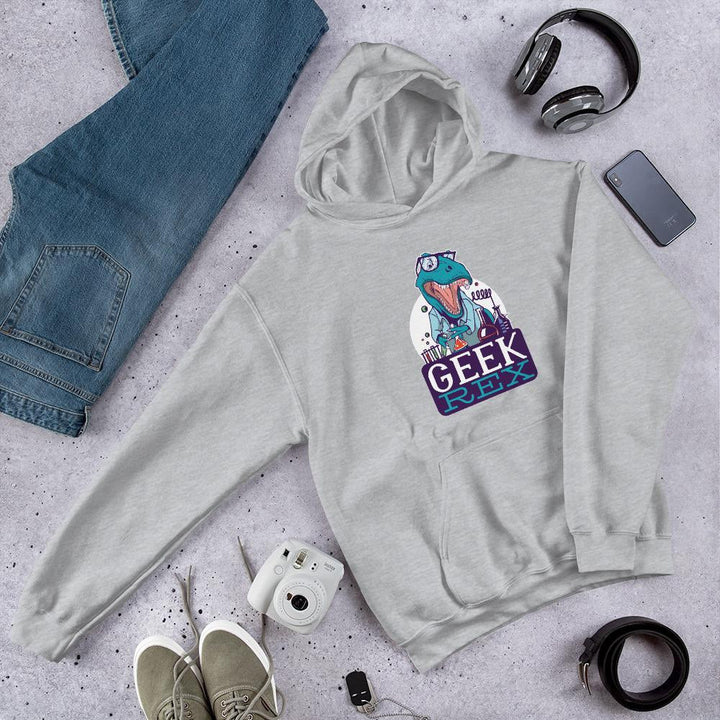 Geek Rex Unisex Hooded Sweatshirt