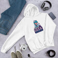 Geek Rex graphic hoodie front graphic – Fourth Dimension Club