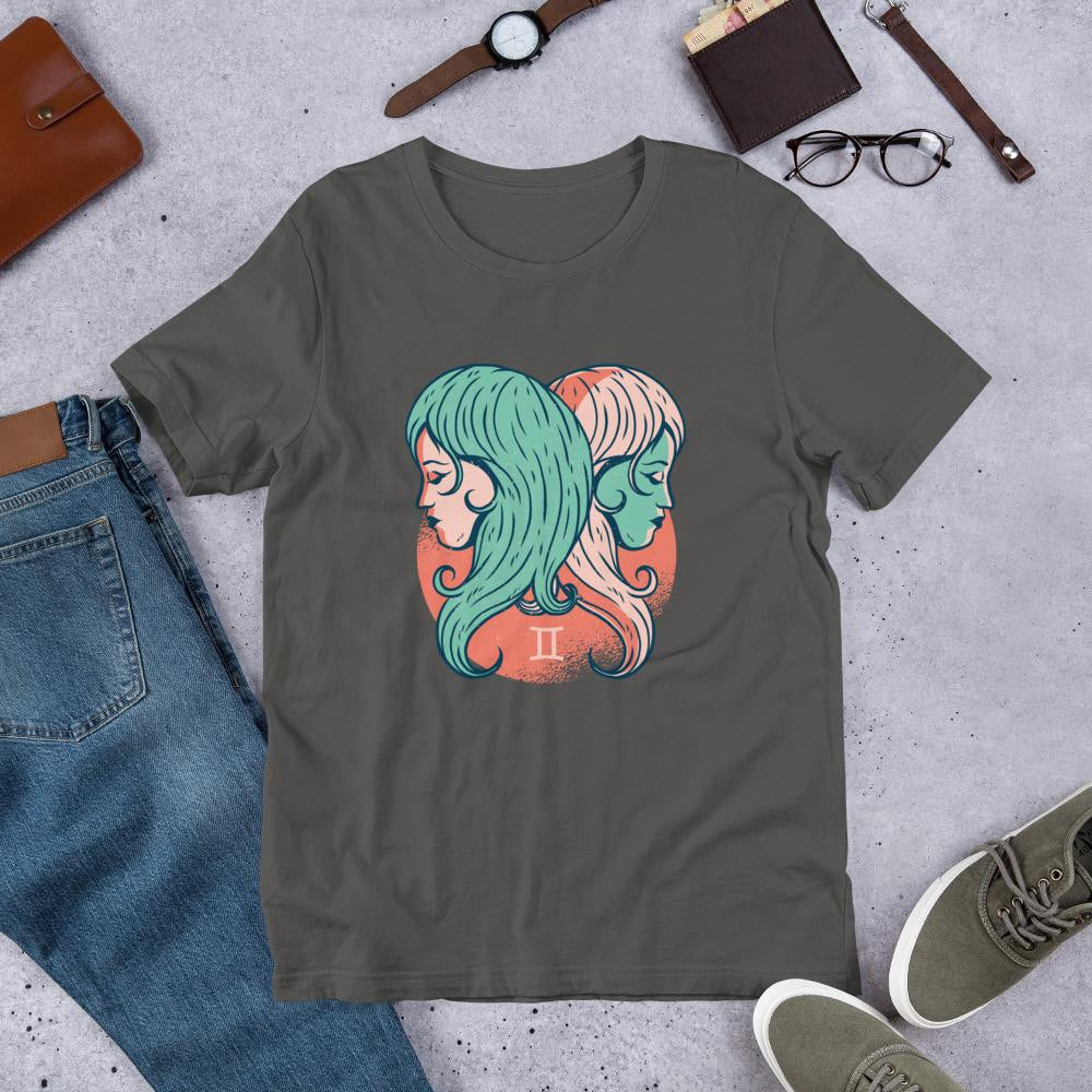 Gemini Zodiac graphic tee – Fourth Dimension Club