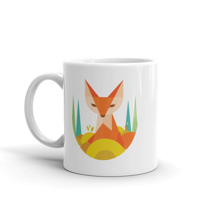 Geometric Fox Coffee Mug