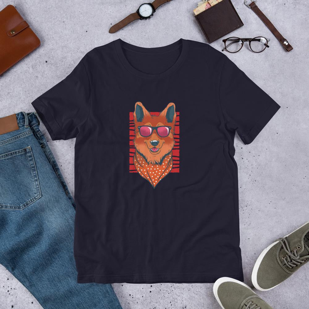 Fashion Dog Half Sleeve T-Shirt