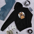German Shepard Yoga Unisex Hooded Sweatshirt — Black