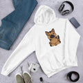 German Shepard Yoga graphic hoodie – Fourth Dimension Club