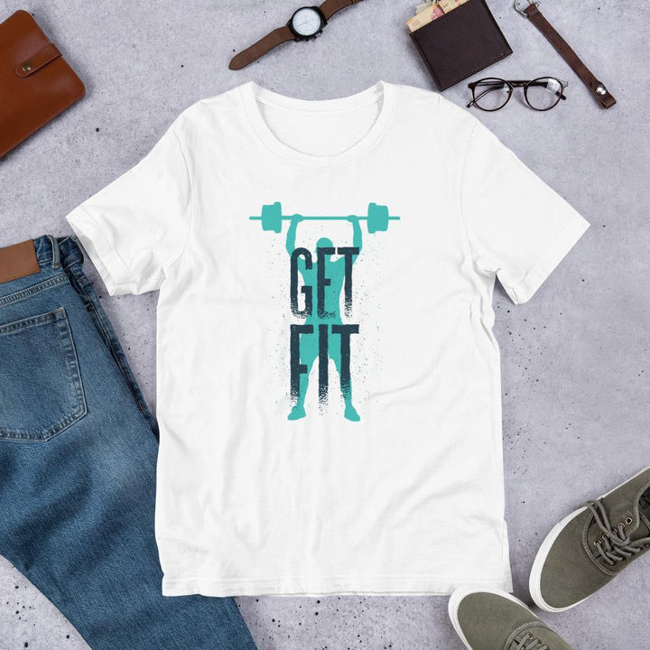 Get Fit Men/Unisex Half Sleeve T-Shirt