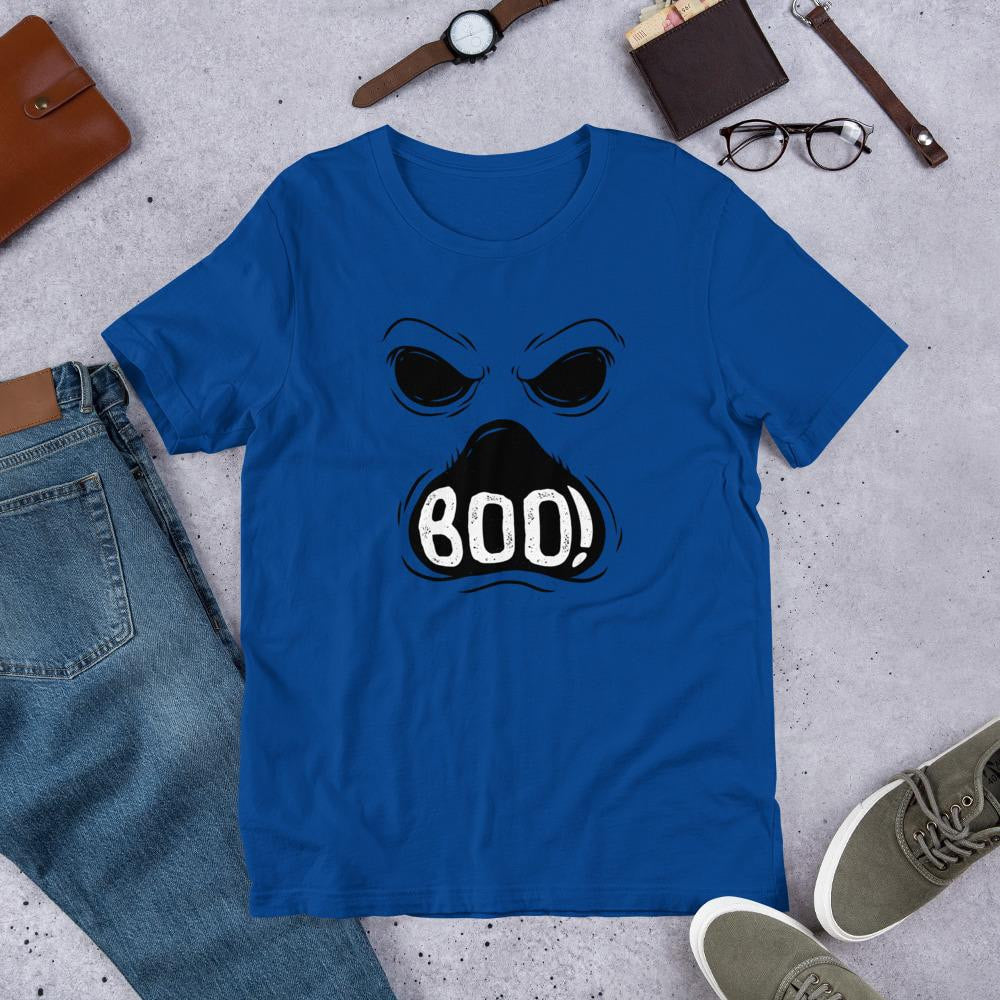 Ghost Boo Half Sleeve T-Shirt — Blue