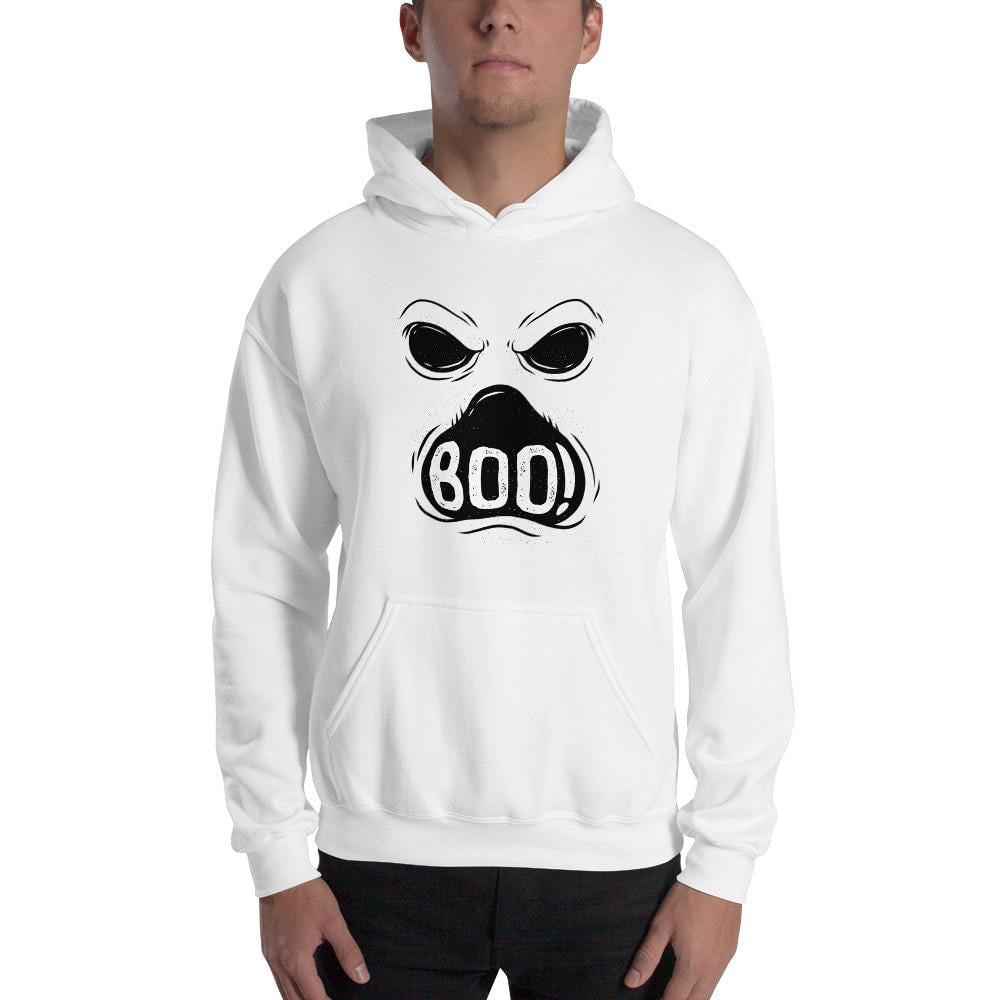 Ghost Boo Unisex Hooded Sweatshirt — detail view 2