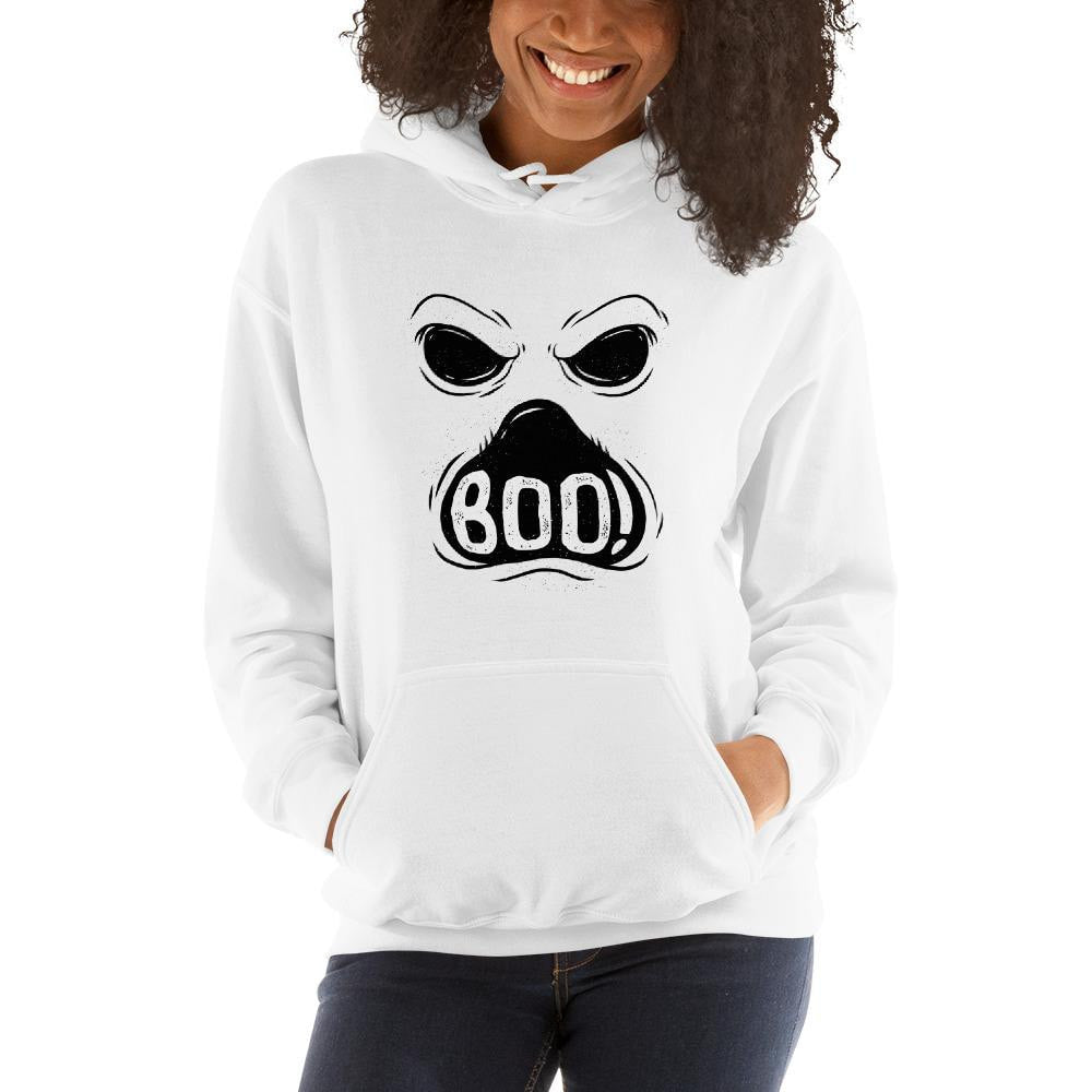 Ghost Boo Unisex Hooded Sweatshirt — detail view 3