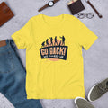 Go Back Half Sleeve T-Shirt — Yellow