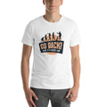 Go Back Half Sleeve T-Shirt — White (2)