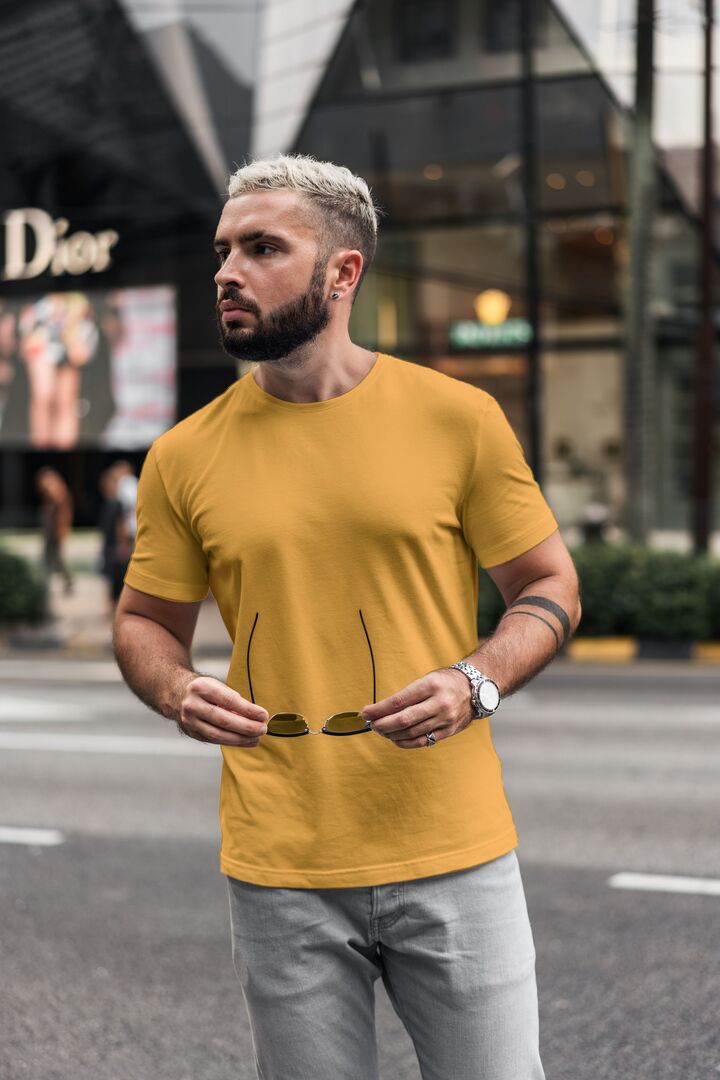 Men/Unisex Plain Half Sleeve T-Shirt #Plus-sizes
