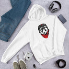 Cool Panda Unisex Hooded Sweatshirt — White