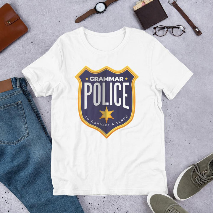 Grammar Police Half Sleeve T-Shirt