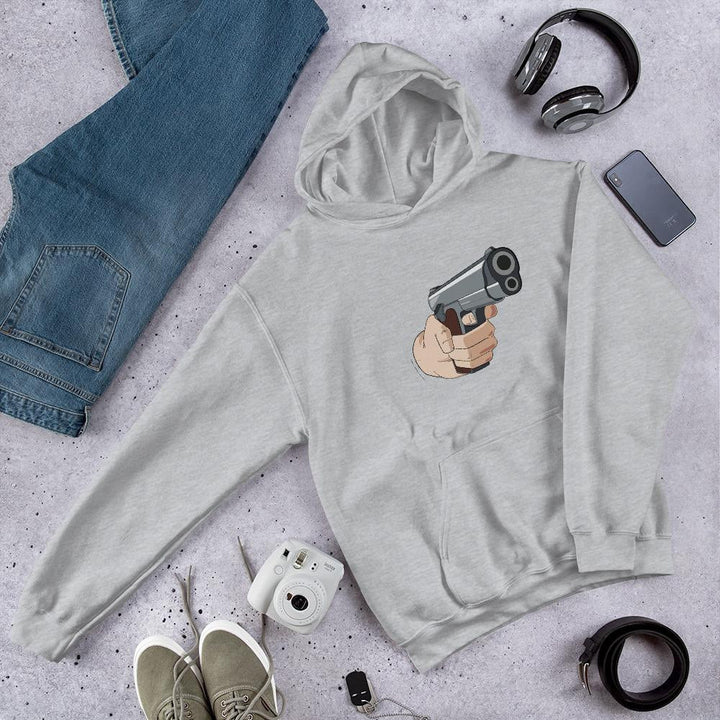 Hand gun Unisex Hooded Sweatshirt