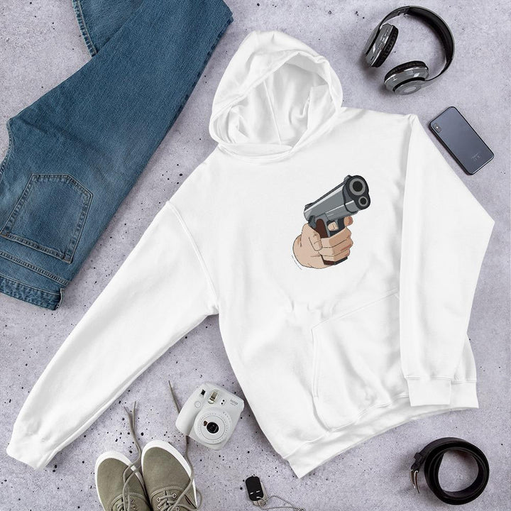 Hand gun Unisex Hooded Sweatshirt