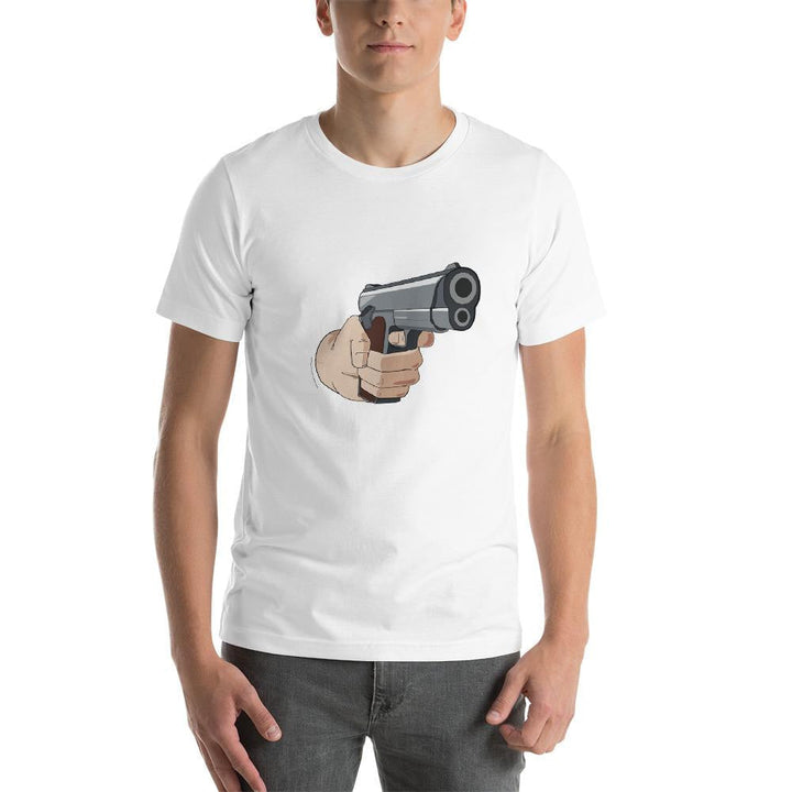 Hand Gun Half Sleeve T-Shirt
