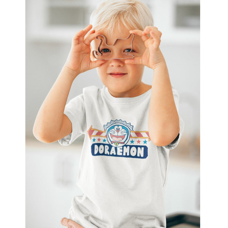 Happy Face Kid's T-Shirt #Doraemon