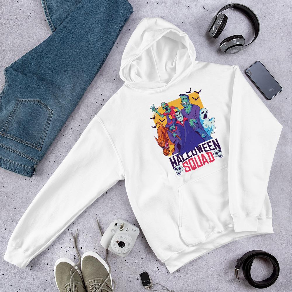 Halloween Squad graphic hoodie – Fourth Dimension Club