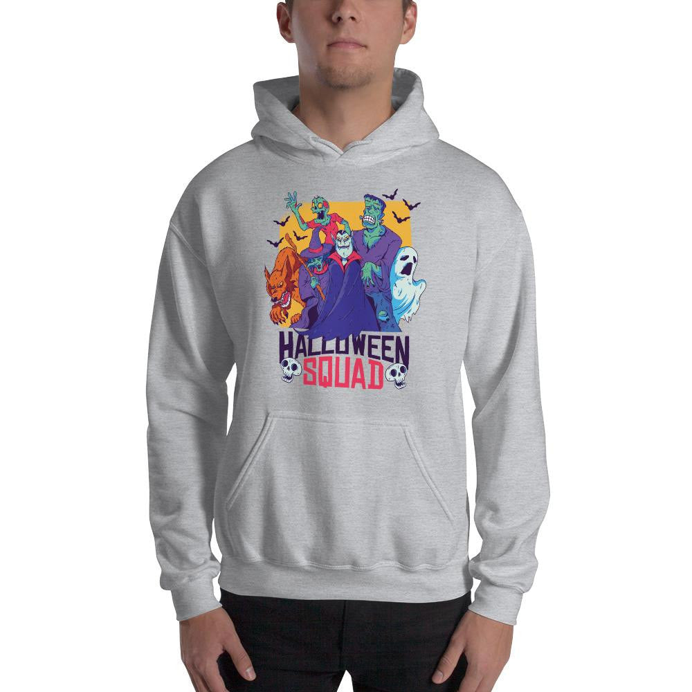 Halloween Squad Unisex Hooded Sweatshirt — detail view 2