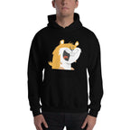 Funny Hamster Unisex Hooded Sweatshirt — detail view 4