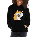 Funny Hamster Unisex Hooded Sweatshirt — detail view 5