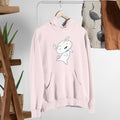 Happy Shiro Unisex Hooded Sweatshirt — Light Pink