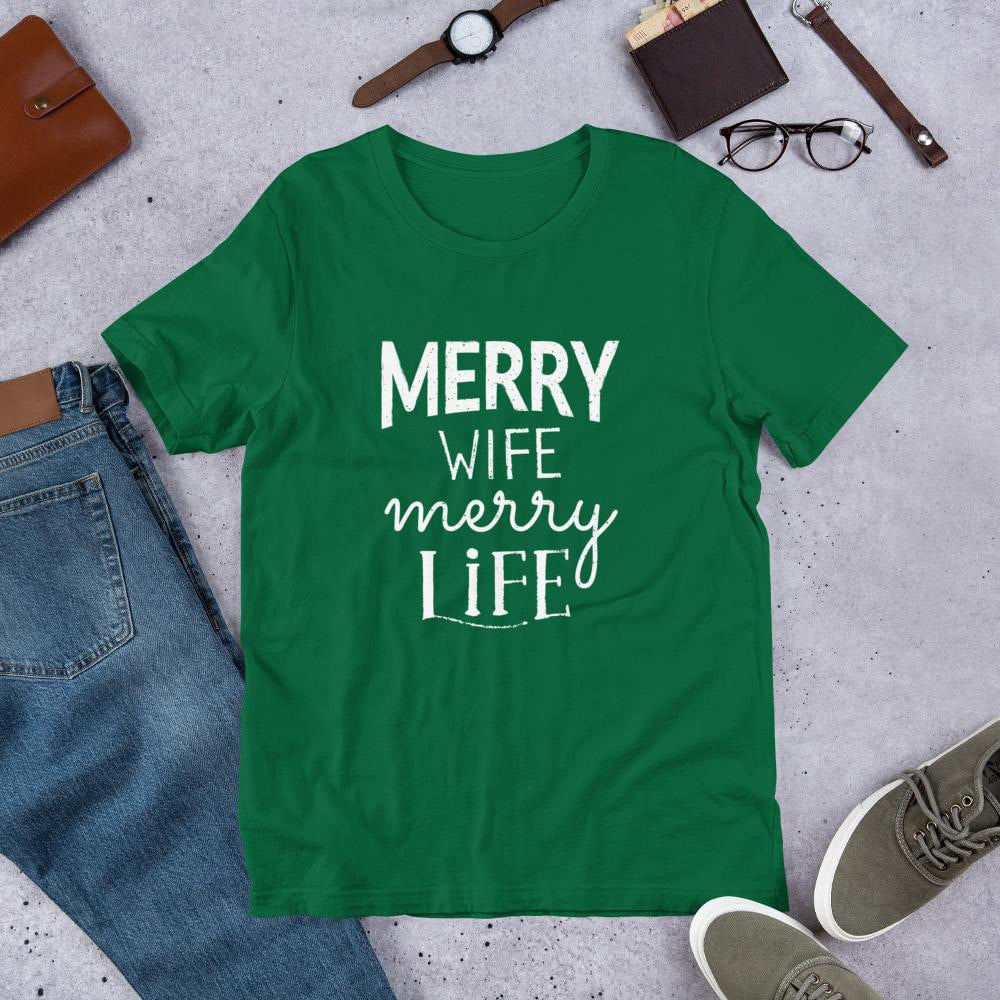 Family Life Half Sleeve T-Shirt — Green