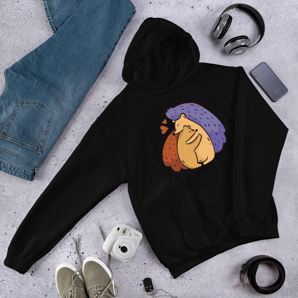 Hedgehog Love graphic hoodie – Fourth Dimension Club