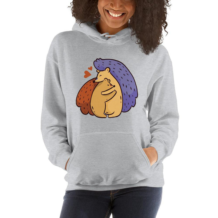 Hedgehog Love Unisex Hooded Sweatshirt