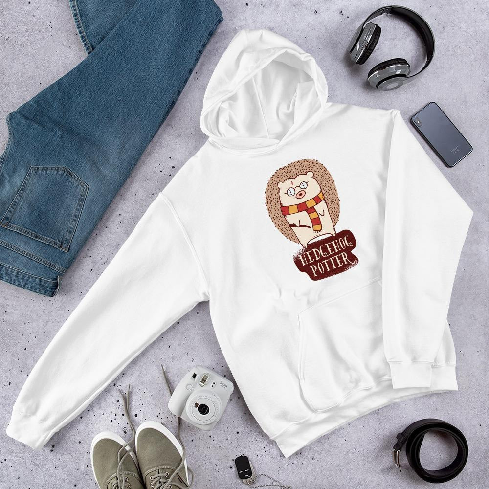 Hedgehog Potter Unisex Hooded Sweatshirt