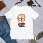 Hedgehog Potter Half Sleeve T-Shirt — White