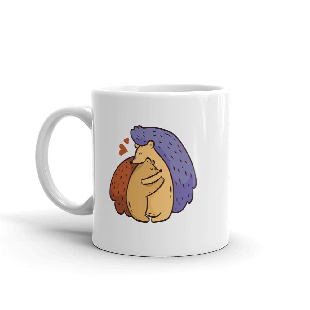 Hedgehog Love Coffee Mug — detail view 3