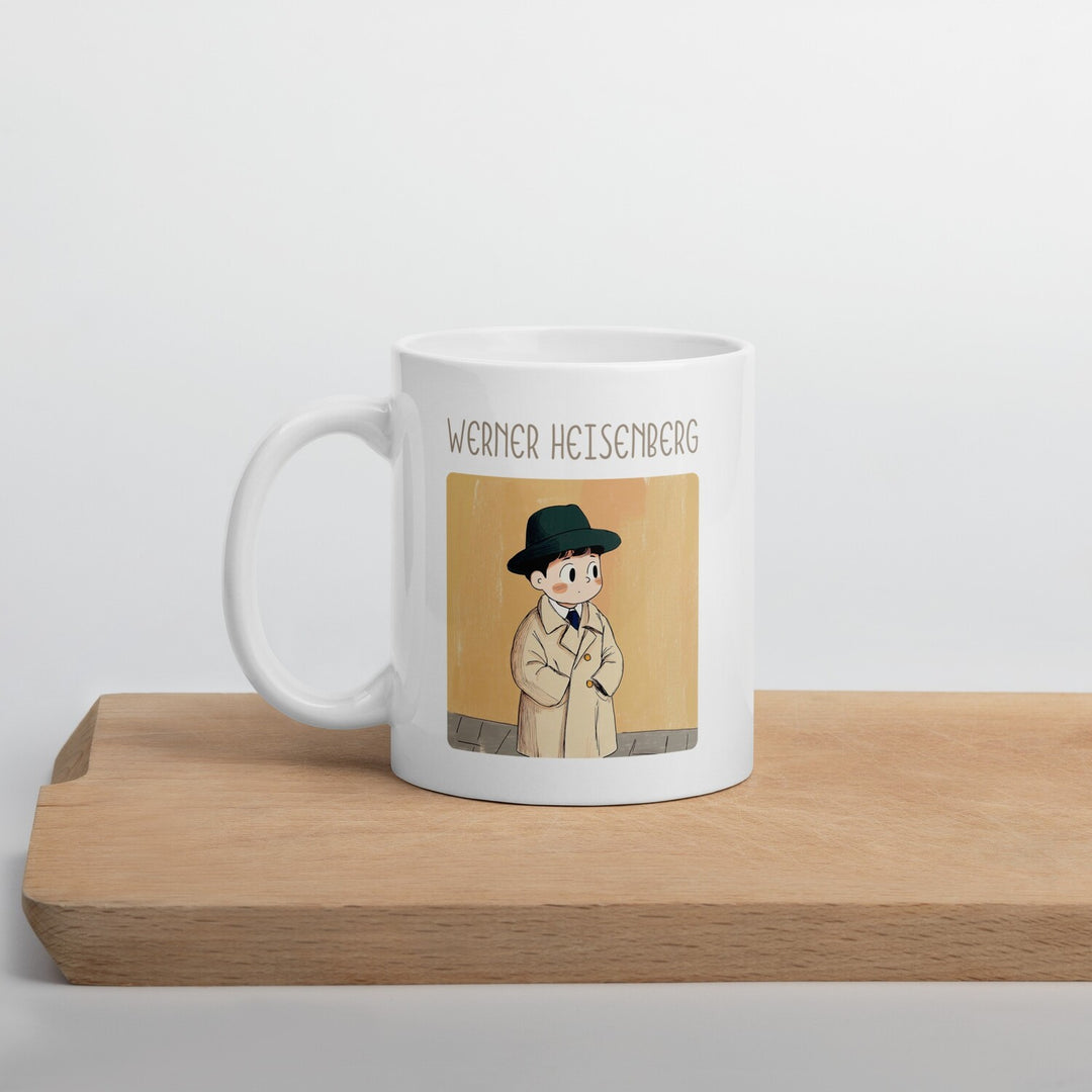 Werner Heisenberg Coffee Mug #GeniusDoodles