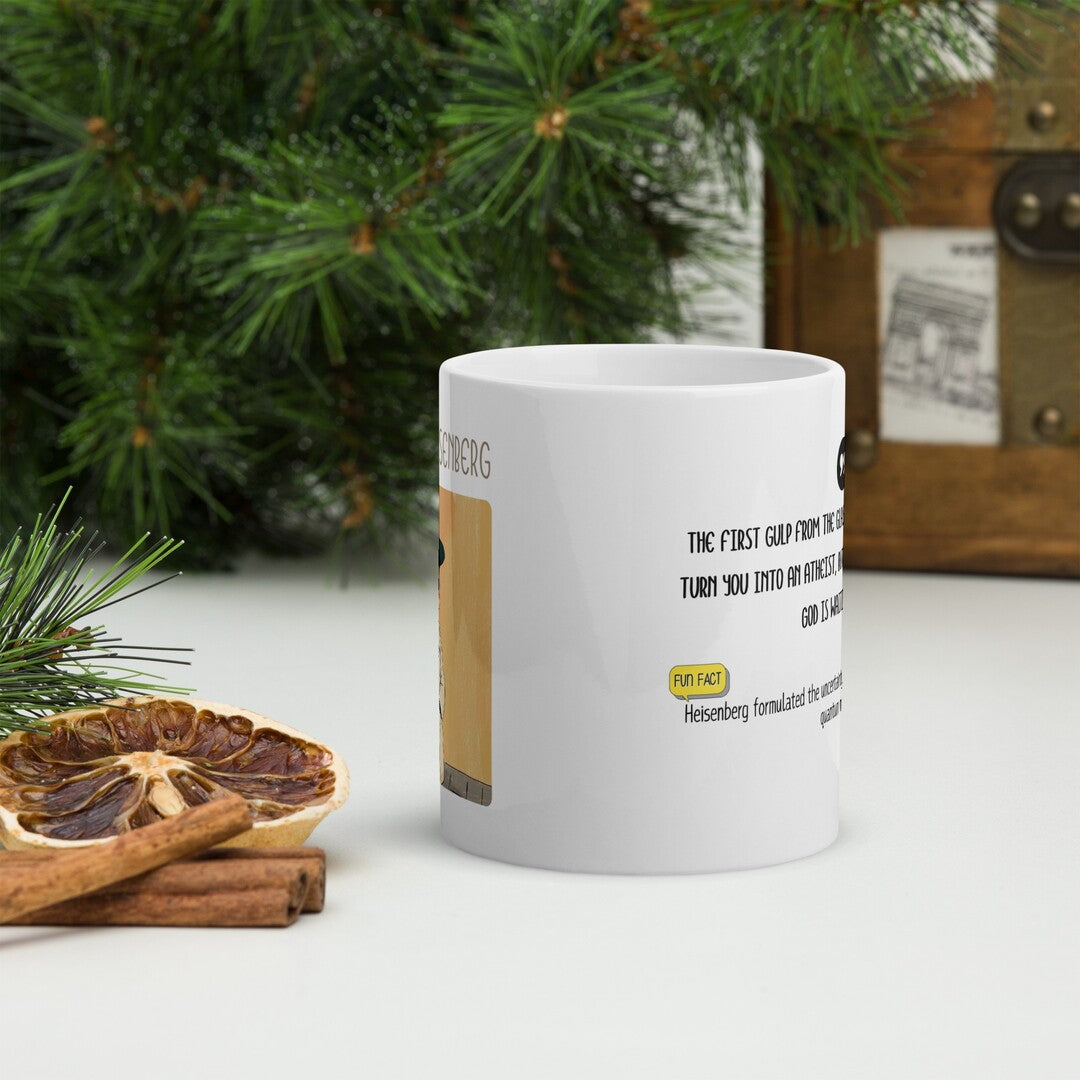 Werner Heisenberg Coffee Mug — detail view 3