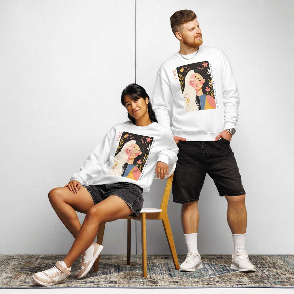 Hel Heavyweight Oversized Sweatshirt — back view