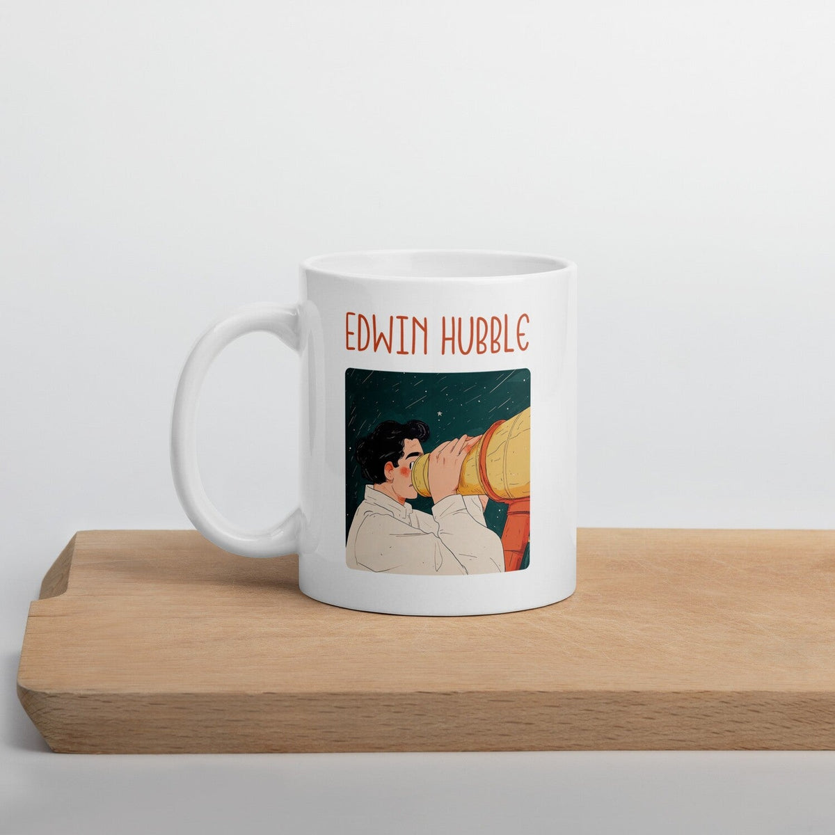 Edwin Hubble Coffee Mug — back view