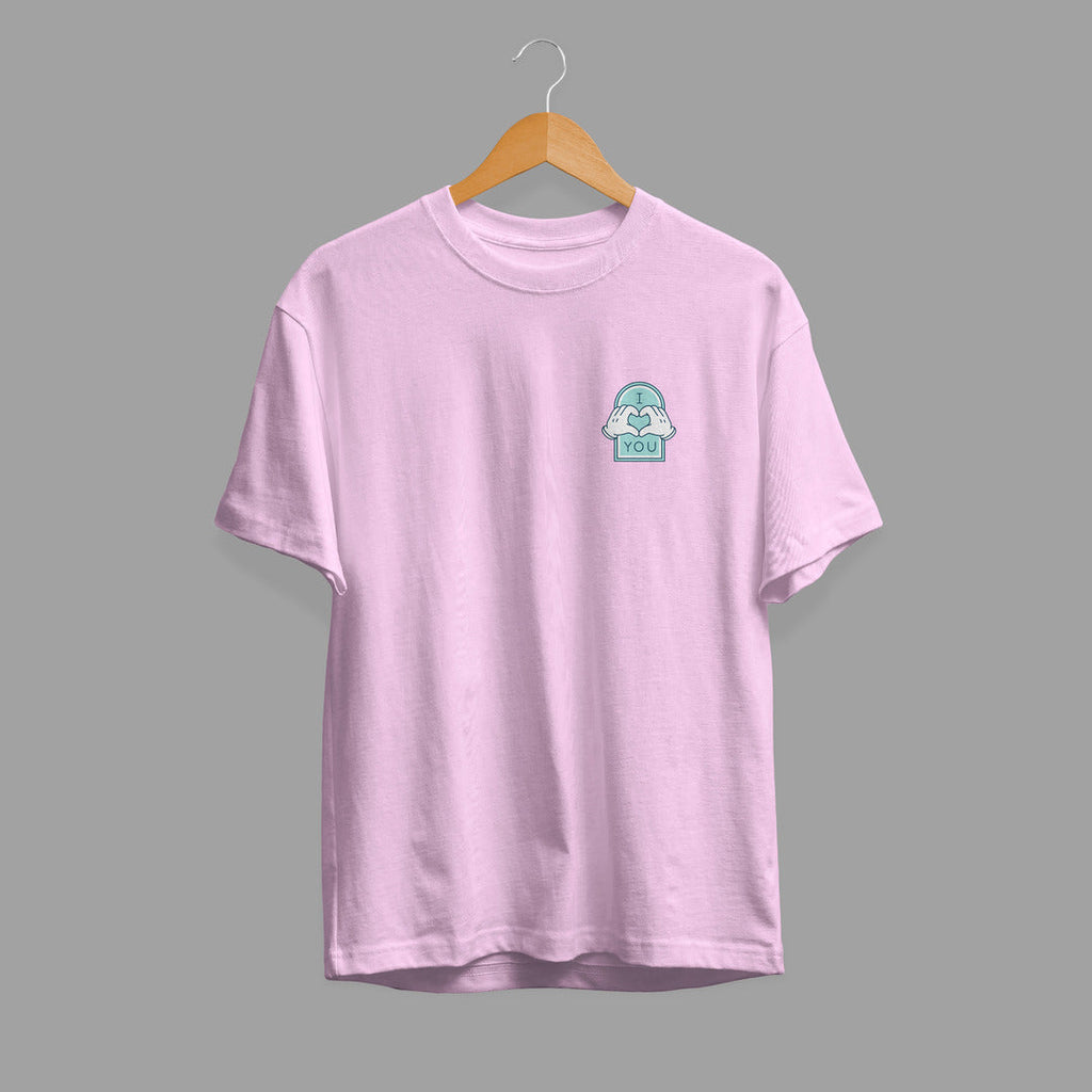 I Love You pocket graphic tee – Fourth Dimension Club