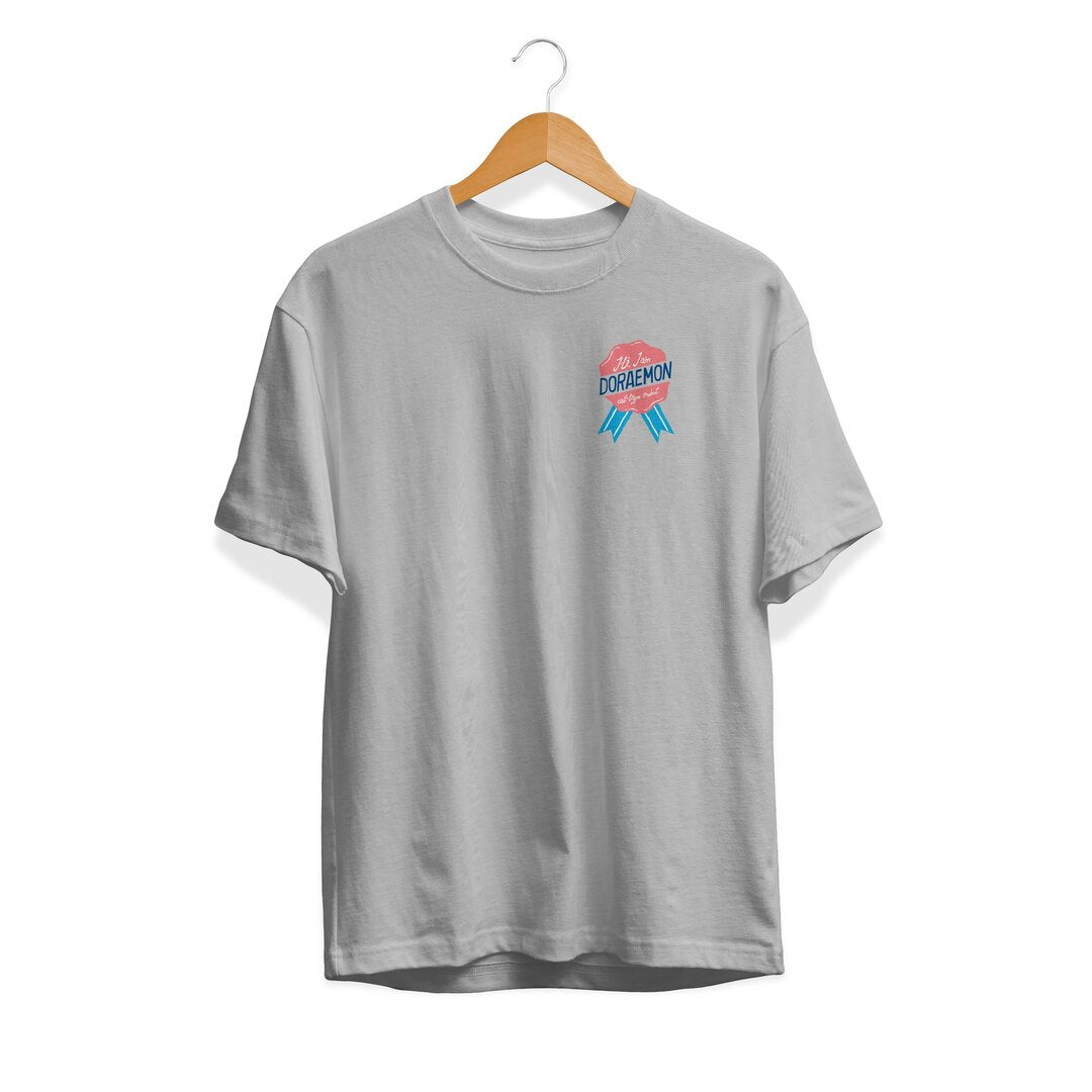 I am Doraemon Unisex Half Sleeve T-Shirt — Grey