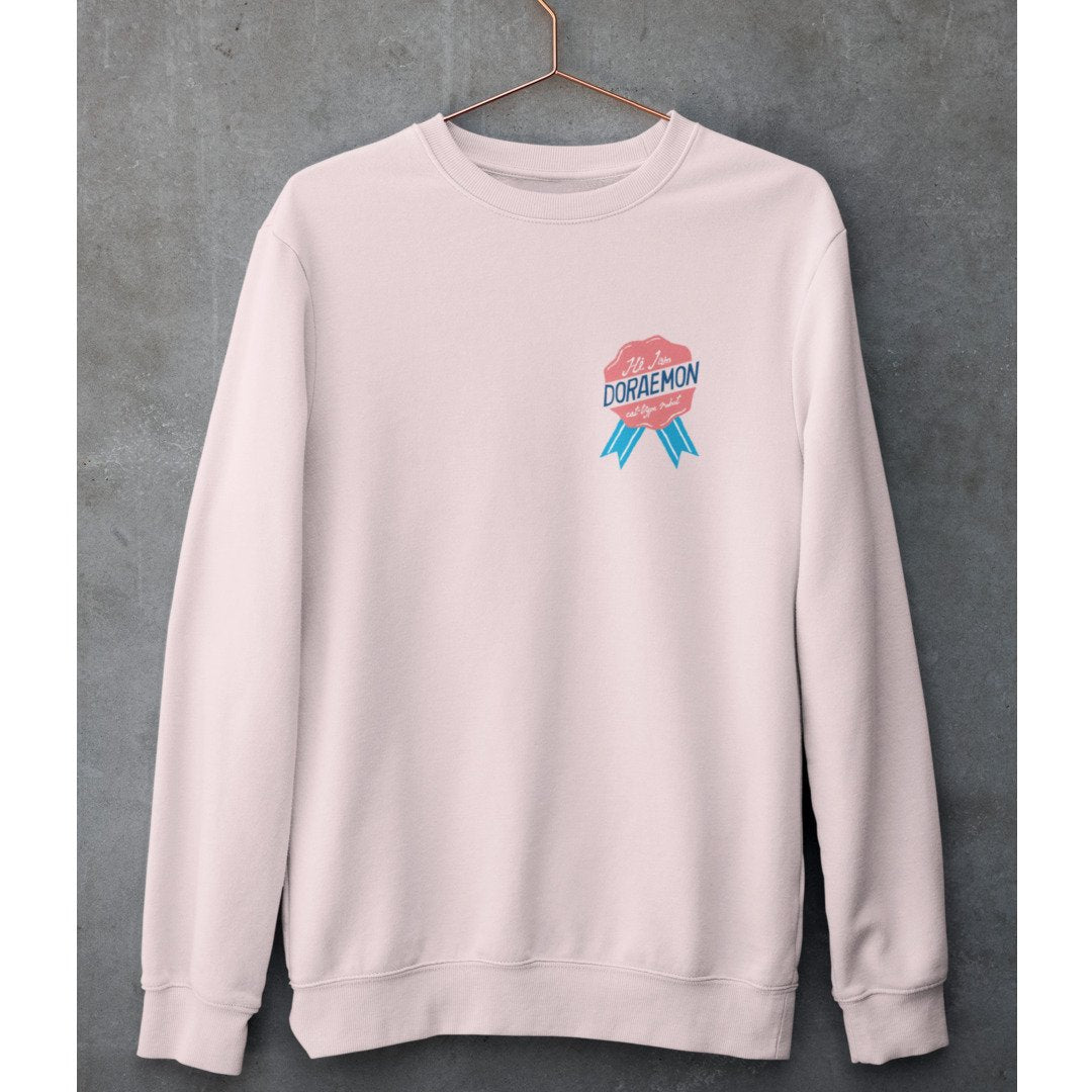 I am Doraemon Unisex Sweatshirt — Light Pink