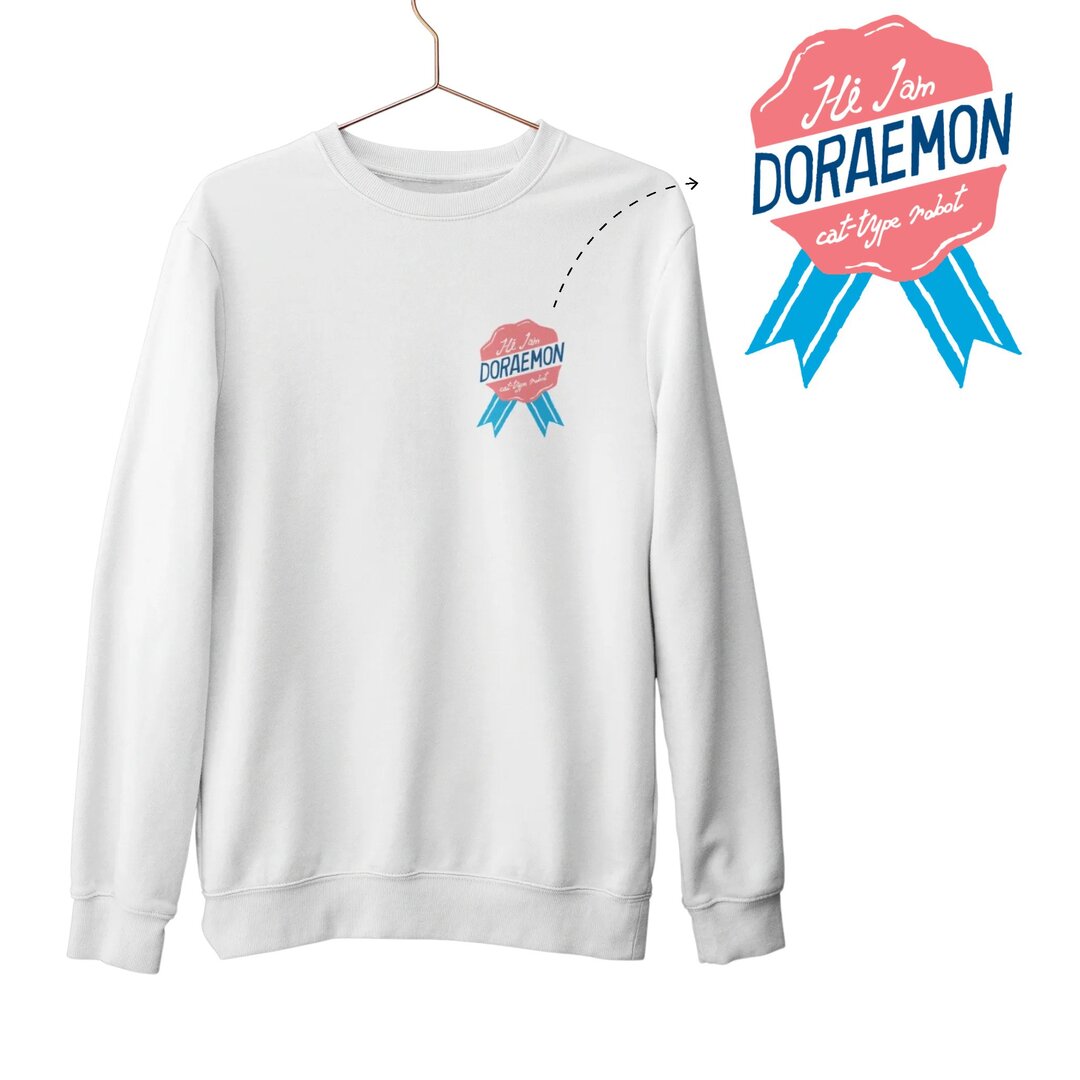I am Doraemon Unisex Sweatshirt — front view