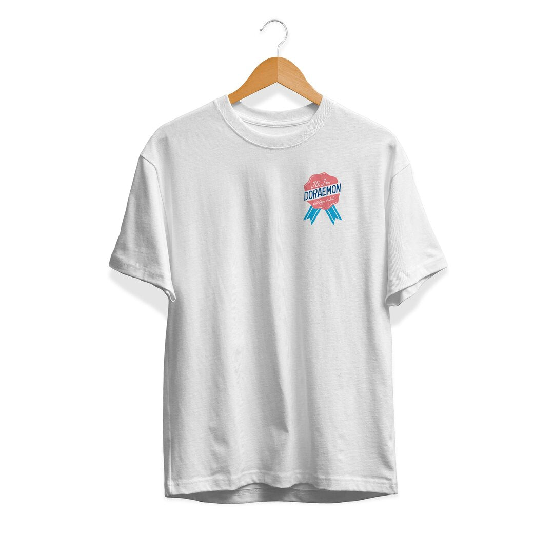 I am Doraemon Unisex Half Sleeve T-Shirt — White
