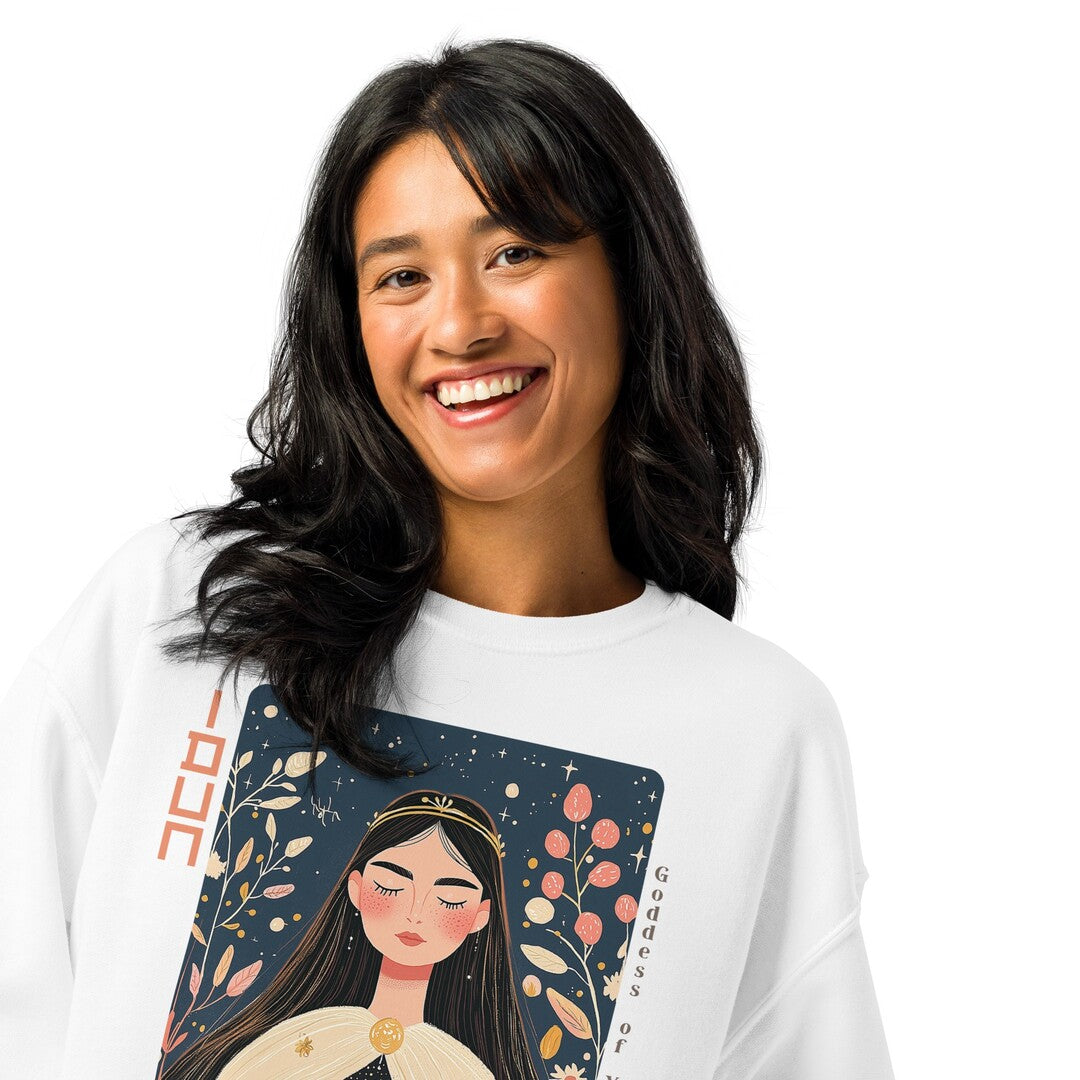 Idun Heavyweight Oversized Sweatshirt — back view