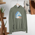 In Shiro's House Unisex Hooded Sweatshirt — Olive