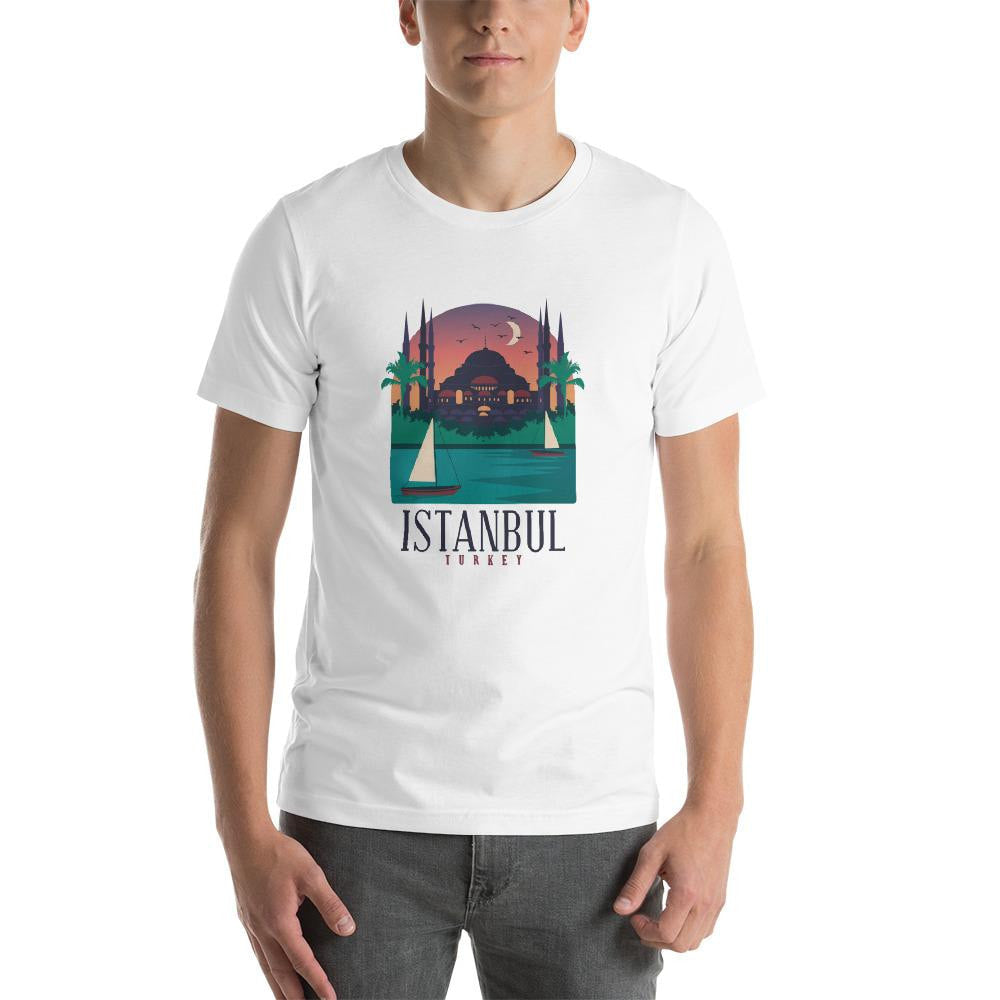 Istanbul Turkey Half Sleeve T-Shirt — detail view 2