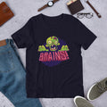 Zombie Brains Half Sleeve T-Shirt — Navy